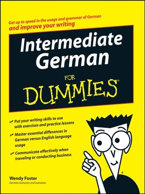 cover image of Intermediate German For Dummies